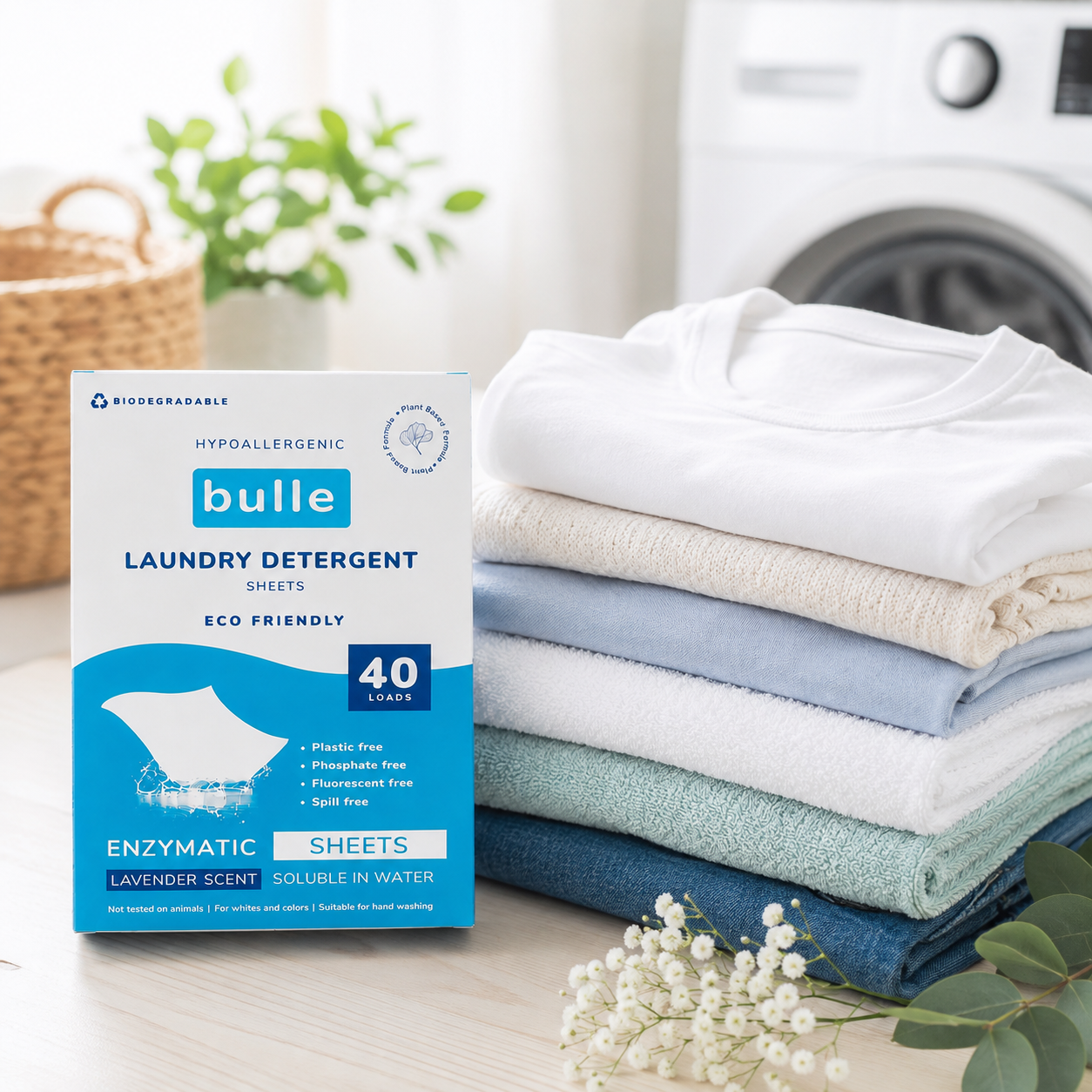Detergent Sheets Hassle-Free Cleaning